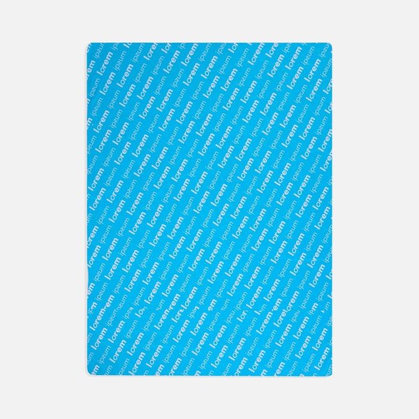 Флисовый плед Feltro Color Plus с печатью на заказ, M