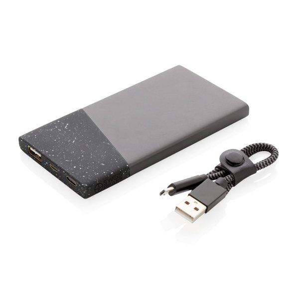 Карманный внешний аккумулятор Swiss Peak, 5000 mAh - Карманный внешний аккумулятор Swiss Peak, 5000 mAh