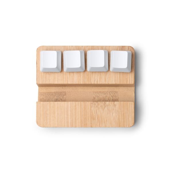 Держатель для смартфона из бамбука CLINTON - Держатель для смартфона из бамбука CLINTON