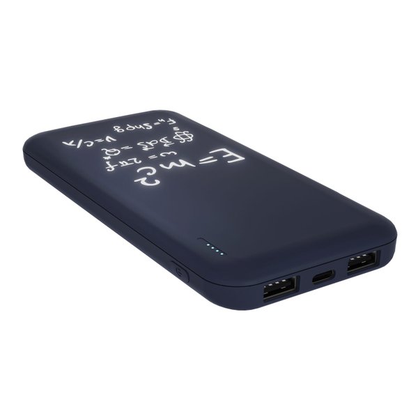 Внешний аккумулятор с подсветкой Люче (Luce) 10000 mAh, синий