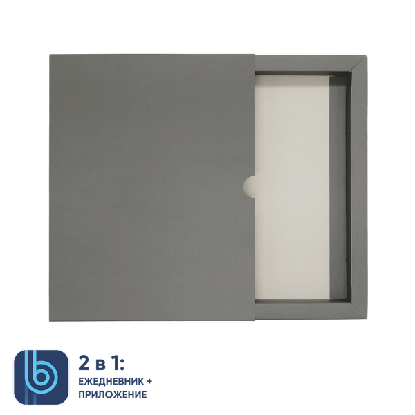 Коробка под ежедневник Bplanner - Коробка под ежедневник Bplanner (серый)
