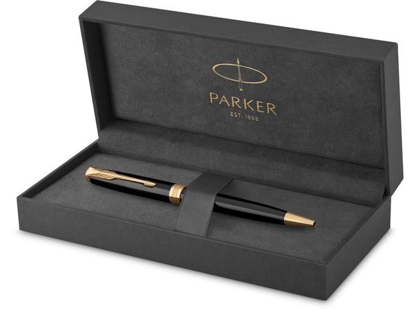 Ручка шариковая Parker «Sonnet Core Black Lacquer GT» - Ручка шариковая Parker «Sonnet Core Black Lacquer GT»