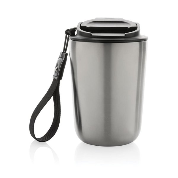 Вакуумная термокружка Cuppa из переработанной стали RCS, 380 мл - Вакуумная термокружка Cuppa из переработанной стали RCS, 380 мл