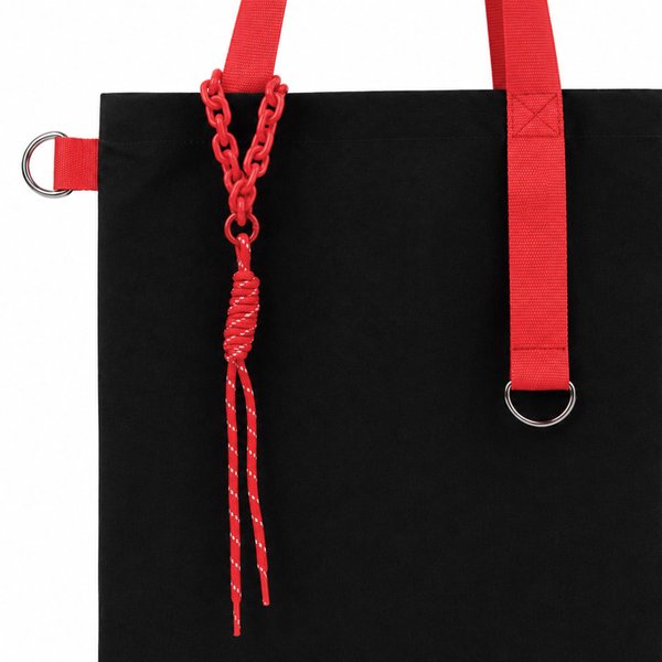Набор Superbag Red accent: шоппер с обвесом - Набор Superbag Red accent: шоппер с обвесом (чёрный с красным)