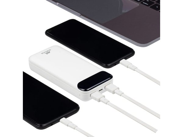Внешний аккумулятор с дисплеем VA2280, 20000 mAh - Внешний аккумулятор с дисплеем VA2280, 20000 mAh