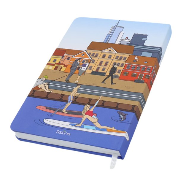 Записная книжка A5 Dziuna - Записная книжка A5 Dziuna Немига в клетку 15,5 x 21 см