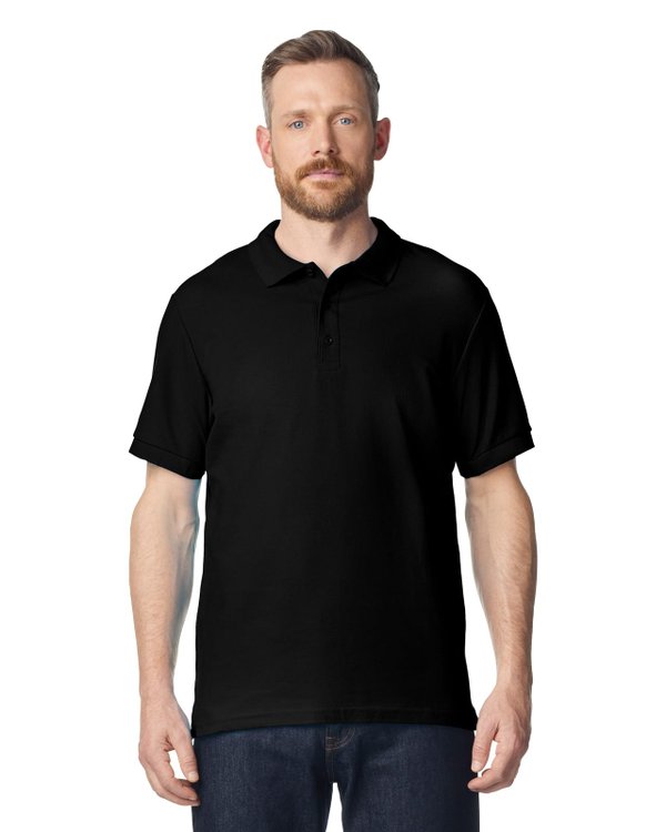 Футболка поло PREMIUM COTTON ADULT DOUBLE PIQUE - Футболка поло PREMIUM COTTON ADULT DOUBLE PIQUE, ЧЕРНЫЙ S