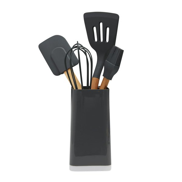 Набор кухонных принадлежностей из 5 предметов COOKING TOOLS, серый - Набор кухонных принадлежностей из 5 предметов COOKING TOOLS, серый