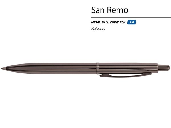 Ручка металлическая шариковая «San Remo» - Ручка металлическая шариковая «San Remo»