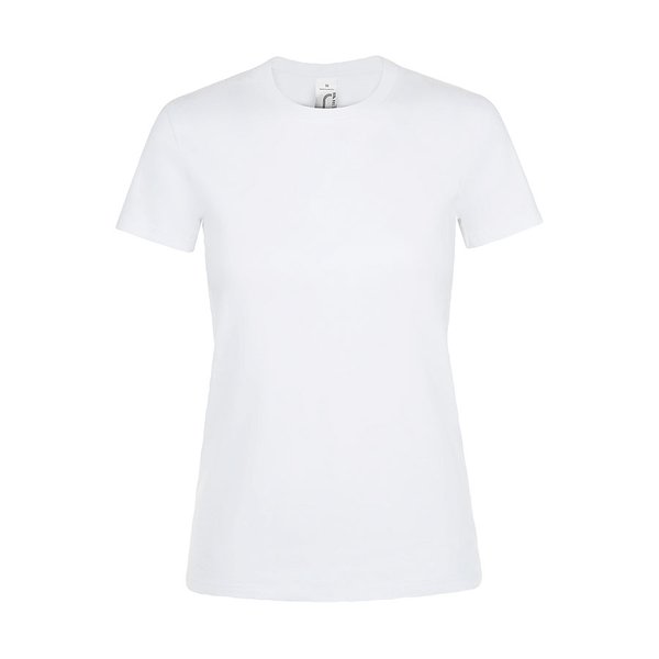 Футболка женская REGENT WOMEN 150 - Футболка женская REGENT WOMEN, белый, XL, 100% хлопок, 150 г/м2