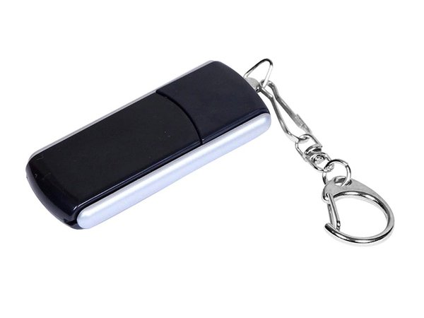 USB 2.0- флешка промо на 32 Гб с прямоугольной формы с выдвижным механизмом - USB 2.0- флешка промо на 32 Гб с прямоугольной формы с выдвижным механизмом