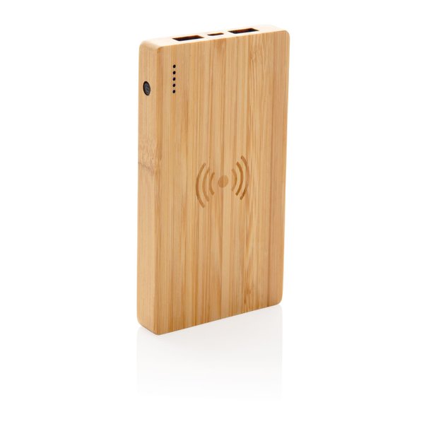 Экологичный внешний аккумулятор Bamboo, 4000 mAh - Экологичный внешний аккумулятор Bamboo, 4000 mAh