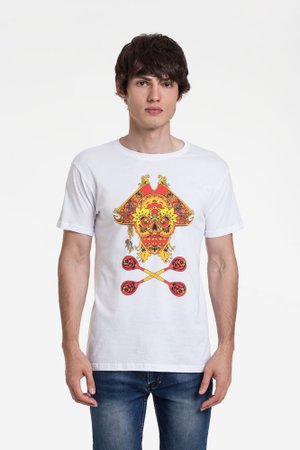 футболка yo ho hohloma, белая