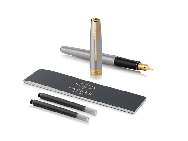 Ручка перьевая Parker «Sonnet Core Stainless Steel GT» - Ручка перьевая Parker «Sonnet Core Stainless Steel GT»