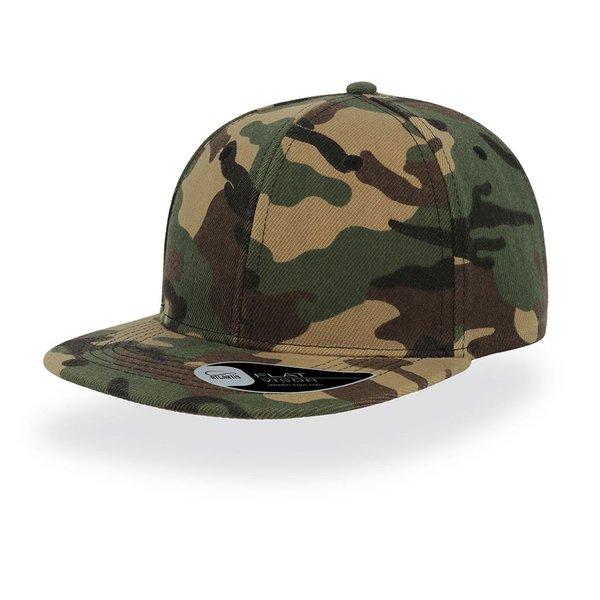 Бейсболка SNAP BACK, 6 клиньев, пластиковая застежка - Бейсболка SNAP BACK, 6 клиньев, пластик. застежка, камуфляж,100% полиэстер/100% хлопок,400 г/м2
