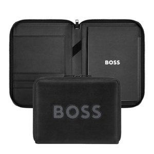 папка для конференций a5 boss cut out черная и серая