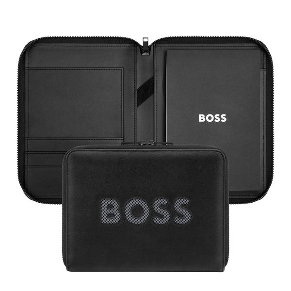 Папка для конференций A5 Boss Cut Out черная и серая - Папка для конференций A5 Boss Cut Out черная и серая