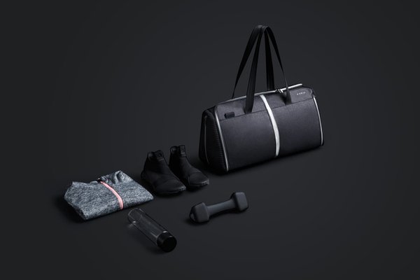 Спортивная KORIN сумка FlexPack Gym 49х26х23 см, темно-серая - Спортивная KORIN сумка FlexPack Gym 49х26х23 см, темно-серая