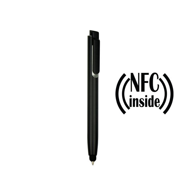 Шариковая ручка с NFC-чипом и стилусом - Шариковая ручка с NFC-чипом и стилусом