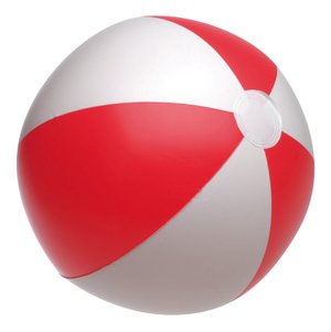 надувной пляжный мяч atlantic, красный, белый