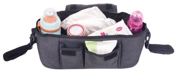 Сумка для коляски BABY AID, антрацит - Сумка для коляски BABY AID, антрацит