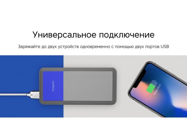 Внешний аккумулятор «NEO Bright», 10000 mAh - Внешний аккумулятор «NEO Bright», 10000 mAh