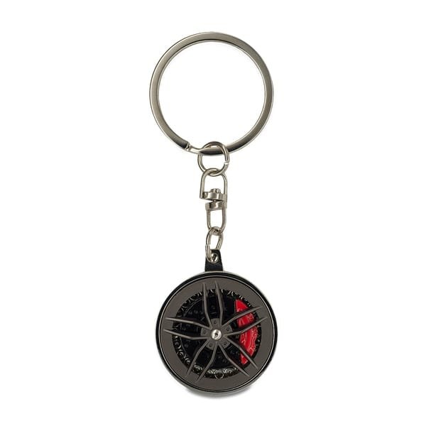Автомобильный брелок Rotor, серебристый - Автомобильный брелок Rotor, серебристый