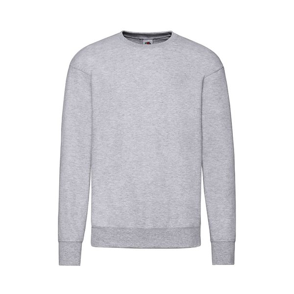 Свитшот без начеса LIGHTWEIGHT SET-IN SWEAT 240 - Толстовка мужская без начеса "Lightweight Set-in Sweat", серый, 2XL, 80% х/б 20% полиэстер, 240 г/м2