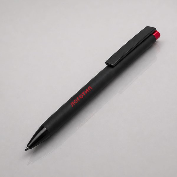 Ручка металлическая шариковая «Taper Metal» soft-touch - Ручка металлическая шариковая «Taper Metal» soft-touch