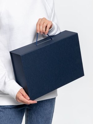 коробка case, темно-синяя