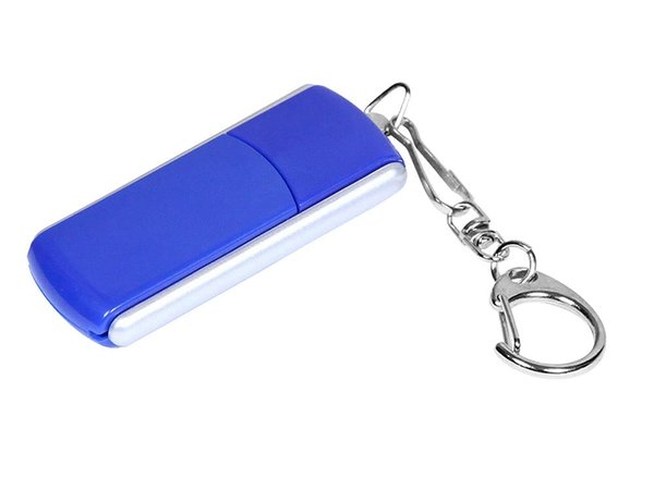 USB 2.0- флешка промо на 64 Гб с прямоугольной формы с выдвижным механизмом - USB 2.0- флешка промо на 64 Гб с прямоугольной формы с выдвижным механизмом