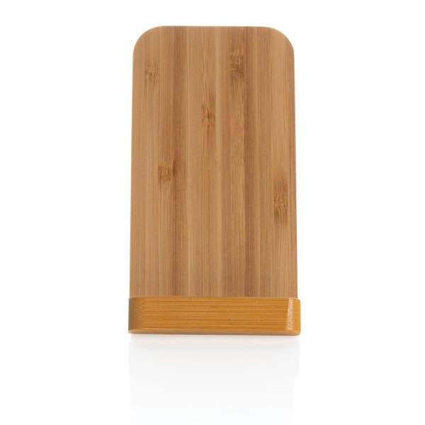 Док-станция Bamboo FSC® для беспроводной зарядки, 5 Вт - Док-станция Bamboo FSC® для беспроводной зарядки, 5 Вт