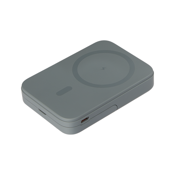 Внешний аккумулятор Юнион PD (Union PD) 10000mAh с функцией беспроводной зарядки 15W, серый