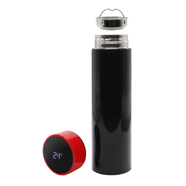 Термос Reactor duo black с датчиком температуры - Термос Reactor duo black с датчиком температуры (черный с красным)