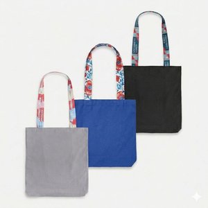 шопер-конструктор bolsa с узкими ручками для полноцветной печати