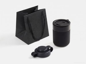 пакет бумажный под кружку cupfull, черный