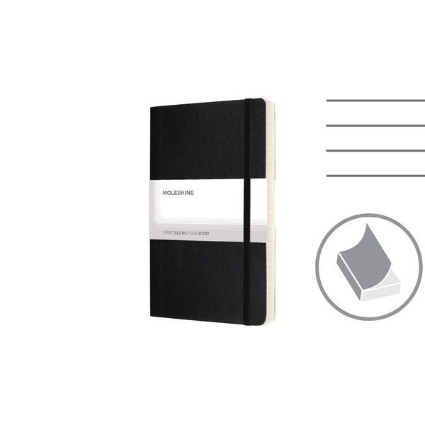Блокнот MOLESKINE примерно формата А5 - Блокнот MOLESKINE примерно формата А5