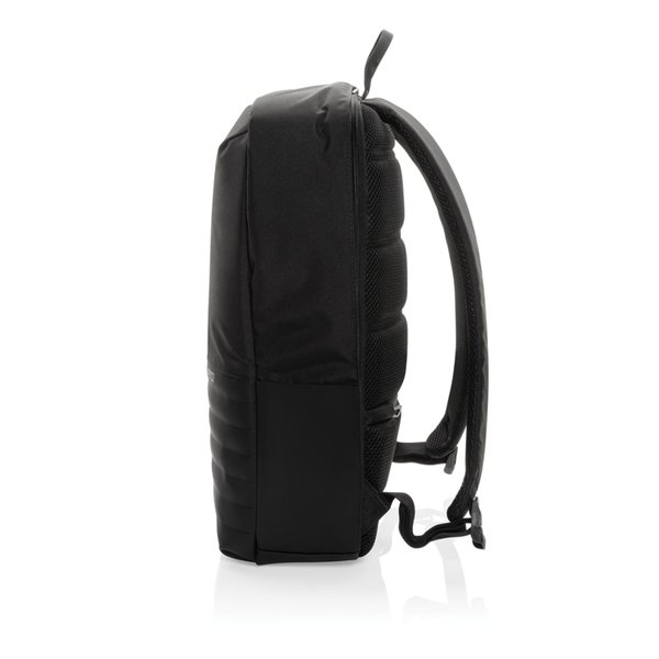 Антикражный рюкзак для ноутбука Swiss Peak с RFID-защитой из rPET AWARE™, 15,6’’ - Антикражный рюкзак для ноутбука Swiss Peak с RFID-защитой из rPET AWARE™, 15,6’’