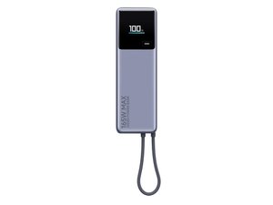 внешний аккумулятор со встроенным кабелем xiaomi 165w power bank, 10000 мач