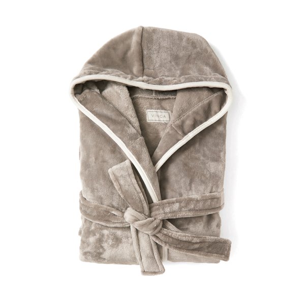Банный халат VINGA Louis из rPET GRS, L-XL, унисекс, 350 г/м² - Банный халат VINGA Louis из rPET GRS, L-XL, унисекс, 350 г/м²