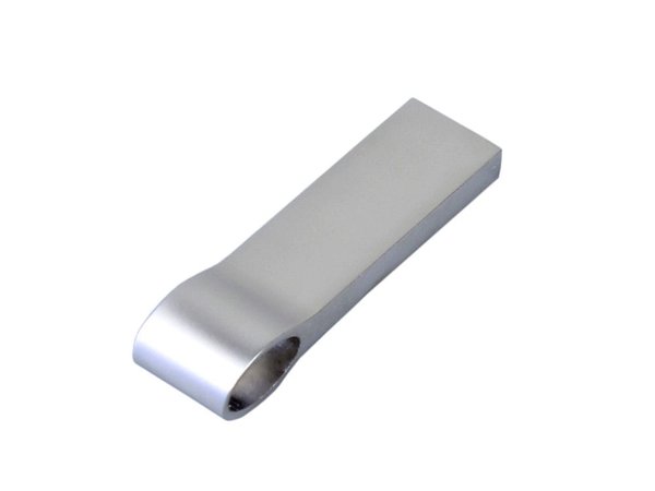USB 2.0-флешка на 32 Гб с мини чипом и боковым отверстием для цепочки - USB 2.0-флешка на 32 Гб с мини чипом и боковым отверстием для цепочки