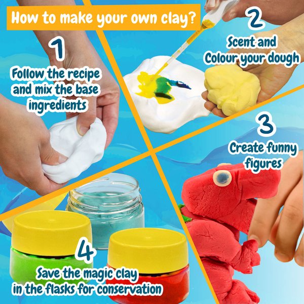 Modeling Dough Factory Kit III. Дидактическая игра поставляется с подарочным пакетом из крафт-бумаги (100 г/м²) - Modeling Dough Factory Kit III. Дидактическая игра поставляется с подарочным пакетом из крафт-бумаги (100 г/м²)