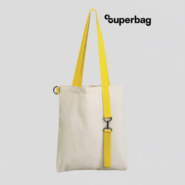 Шоппер Superbag с ремувкой 4sb - Шоппер Superbag с ремувкой 4sb (неокрашенный с желтым)