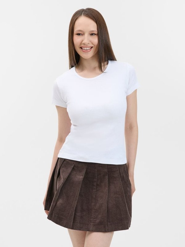 Футболка женская с круглым вырезом Lady 220 белая