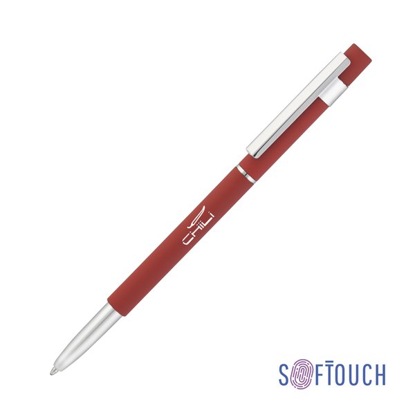 Ручка шариковая "Star", покрытие soft touch - Ручка шариковая "Star", покрытие soft touch красный