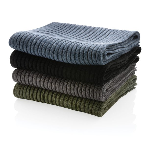Вязаный шарф Impact из Polylana® AWARE™, 180x25 см - Вязаный шарф Impact из Polylana® AWARE™, 180x25 см