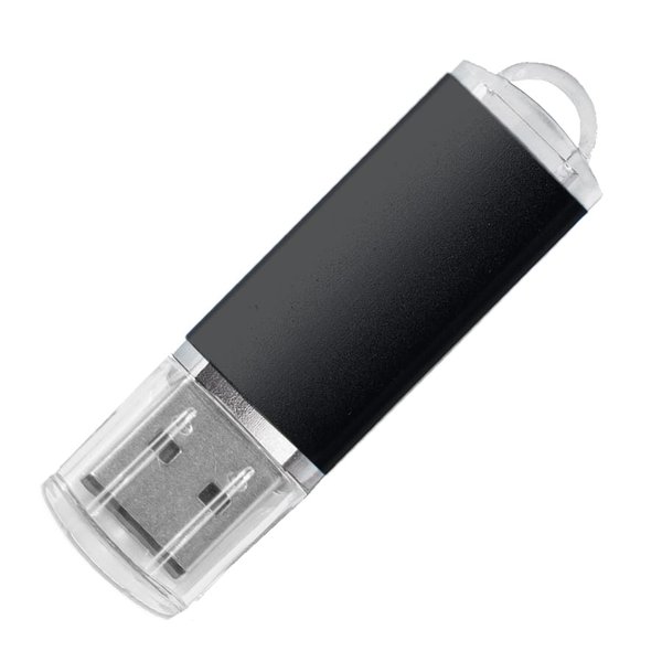 USB flash-карта ASSORTI (16Гб) - USB flash-карта "Assorti" (16Гб), черная, 5,8х1,7х0,8 см, металл