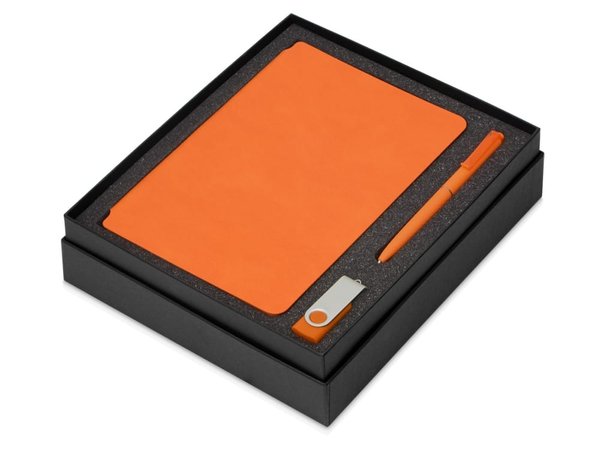 Подарочный набор «Notepeno» с блокнотом А5, флешкой и ручкой - Подарочный набор «Notepeno» с блокнотом А5, флешкой и ручкой