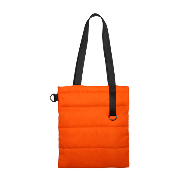 Шоппер Superbag Bubble, стёганый, без застёжки - Шоппер Superbag Bubble, стёганый, без застёжки (оранжевый с черным)