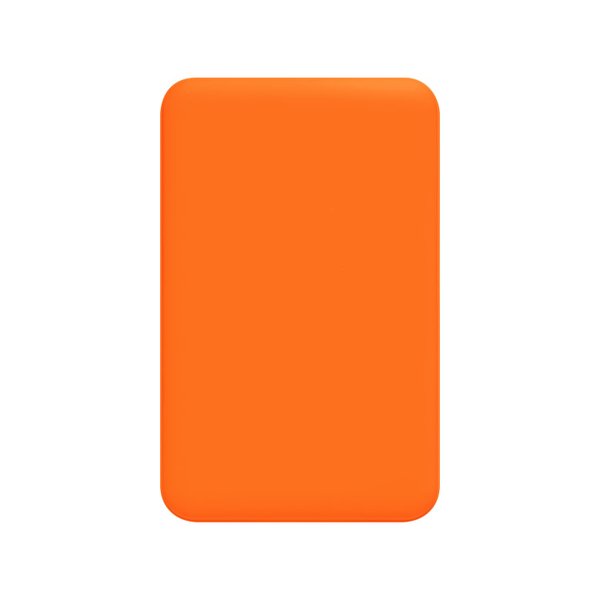 Внешний аккумулятор Ларго PD (Largo PD) 5000mAh с функцией беспроводной зарядки 15W, оранжевый